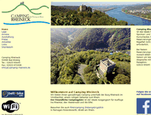 Tablet Screenshot of camping-rheineck.de